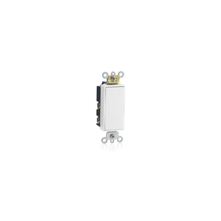Leviton Rocker Switch 15A 120 277V Spdt Maint Dec Sw White 5685-2W